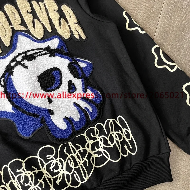 Towel Embroidered Cartoon Camouflage Glo Gang The Glory Full Zip Hoodie Men Women Hooded