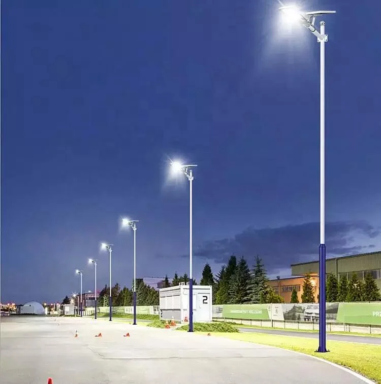 

Hot Sell Solar Street Lights Use for Home Garden Village With Remote Control Lighting All Night