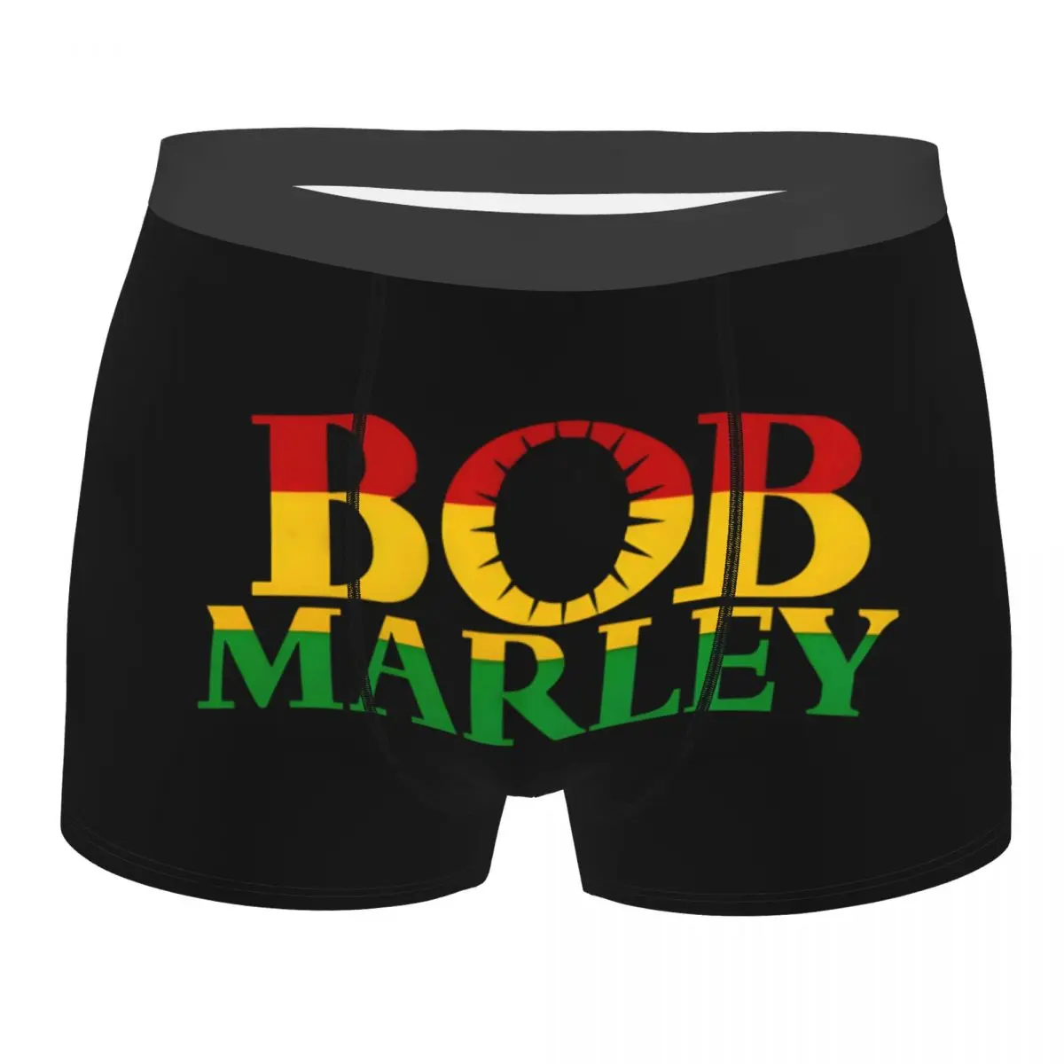 Male Fashion Jamaica Reggae Rock Bob Marley Underwear Boxer Briefs Men Breathable Shorts Panties Underpants