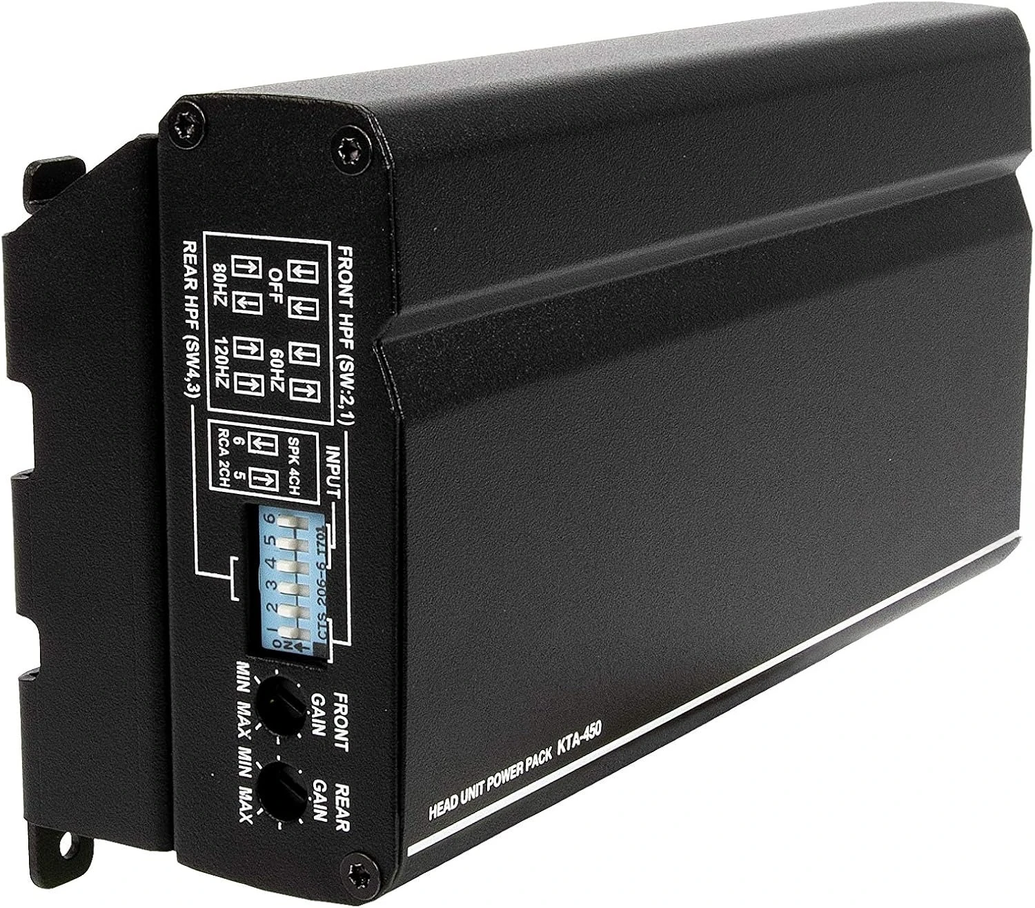 KTA-450 4-Channel Power Pack Amplifier with Dynamic Peak Power 45W RMS x 4, at 2 Or 4 Ohms