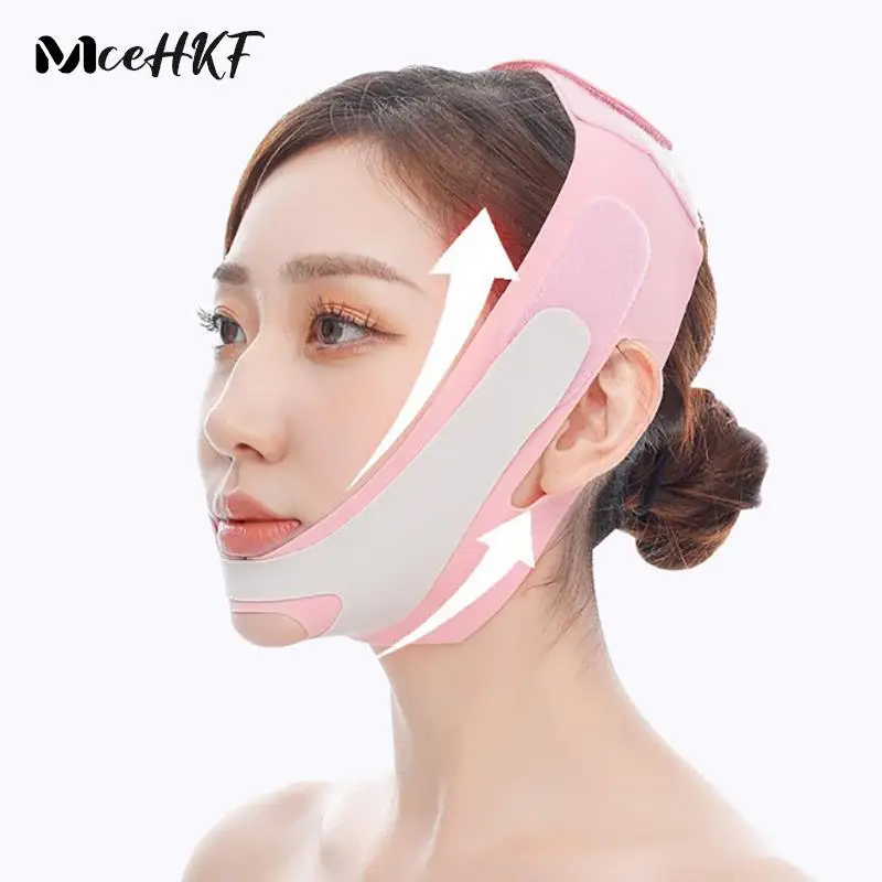 

1PCS Facial Anti Wrinkle Strap V Line Face Shaper Elastic Face Slimming Bandage Women Chin Cheek Lift Up Belt Face Care Tools