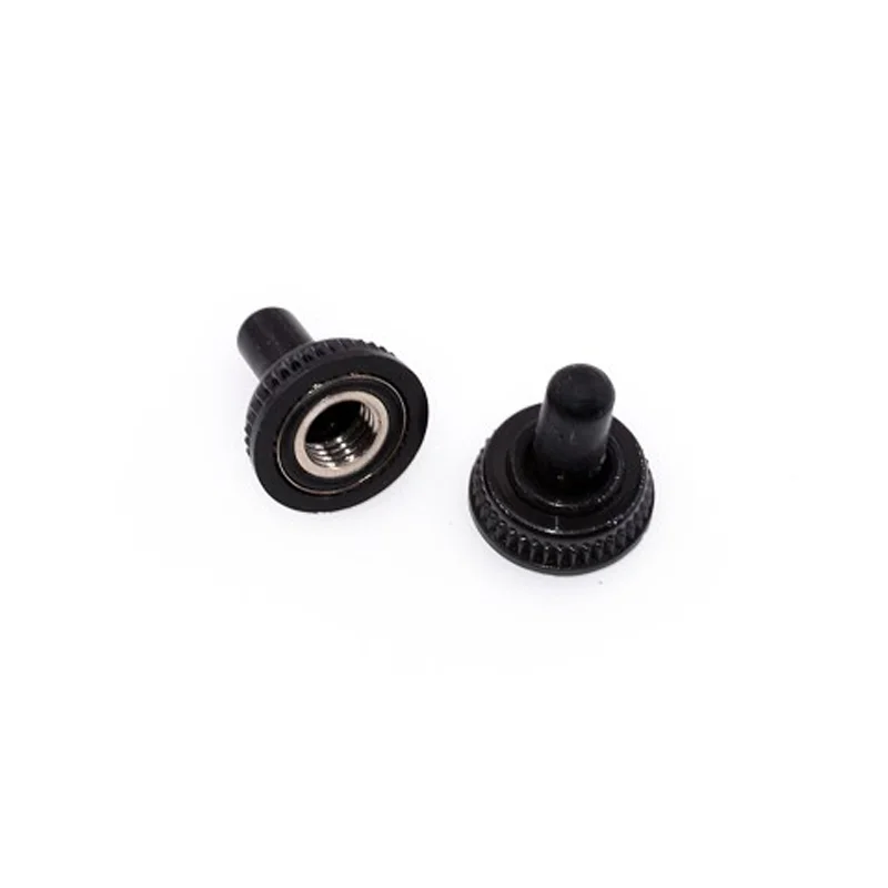 5pcs 12MM 6mm Toggle Switch Waterproof Rubber Resistance Cover Dust Cap Boot Black Tarpaulin