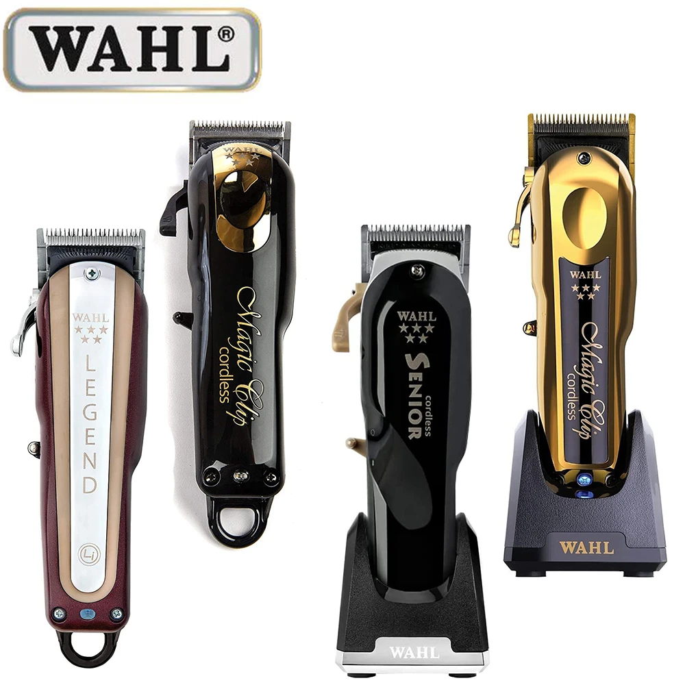 ماكينة قص الشعر الاحترافية للرجال، WAHL 5 Star Series مشبك سحري لاسلكي بتفاصيل Li، ماكينة حلاقة للتلاشي للحلاقين والمصممين