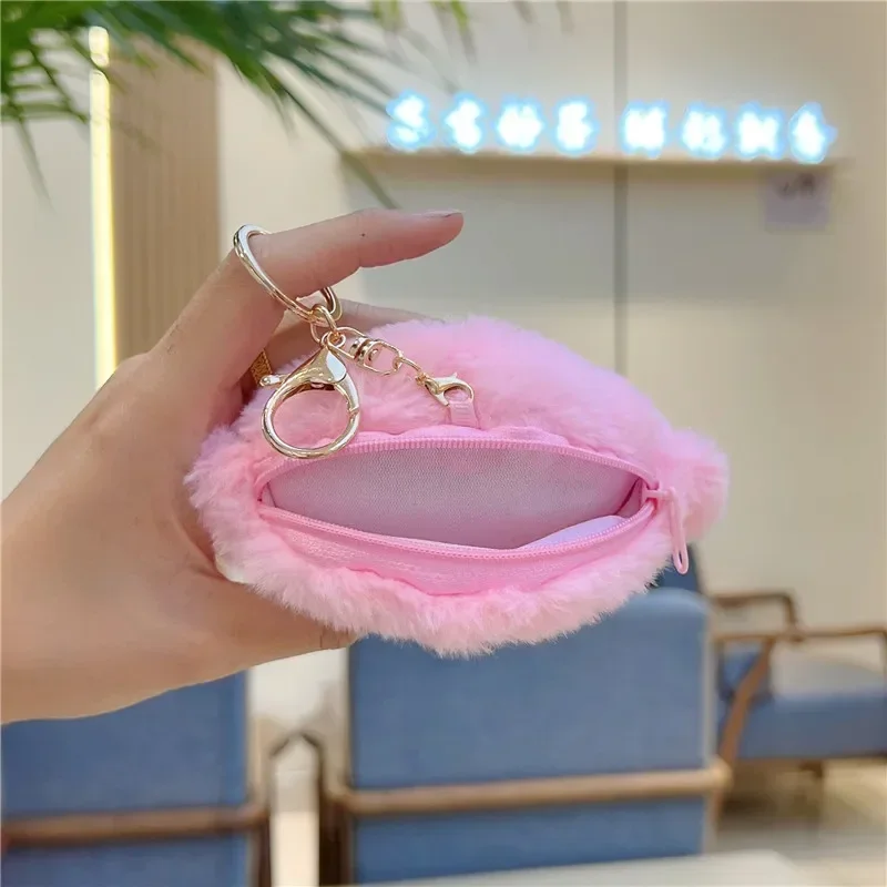 Kawaii Kirby Portemonnee Hanger Cartoon Portemonnee Sleutelhangers Leuke Rugzak Accessoires Hangende Munt Oortelefoon Opbergzakken Geschenken