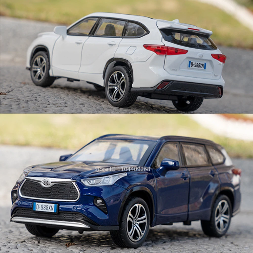 Modèle de voiture de sport Highlander GR86, échelle 1:32, jouet en métal moulé sous pression, véhicule Miniature, lumière sonore, modèles de Collection, cadeau pour garçon