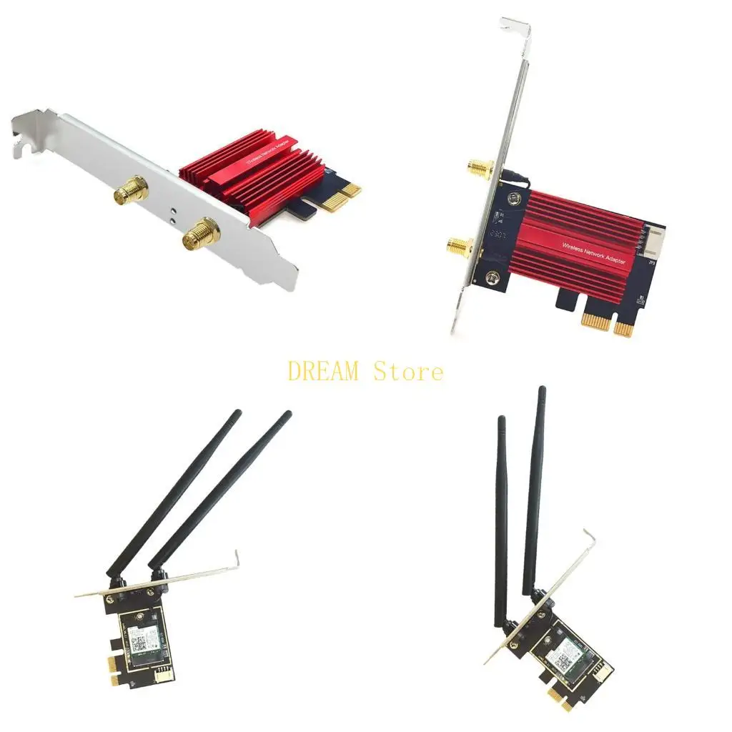 

WiFi 5 Adapter 1200mbps Bluetooth-compatible Networking Card 2.4G/5GHZ Double Band 802.11AC Wireless Adapter For PC best sale