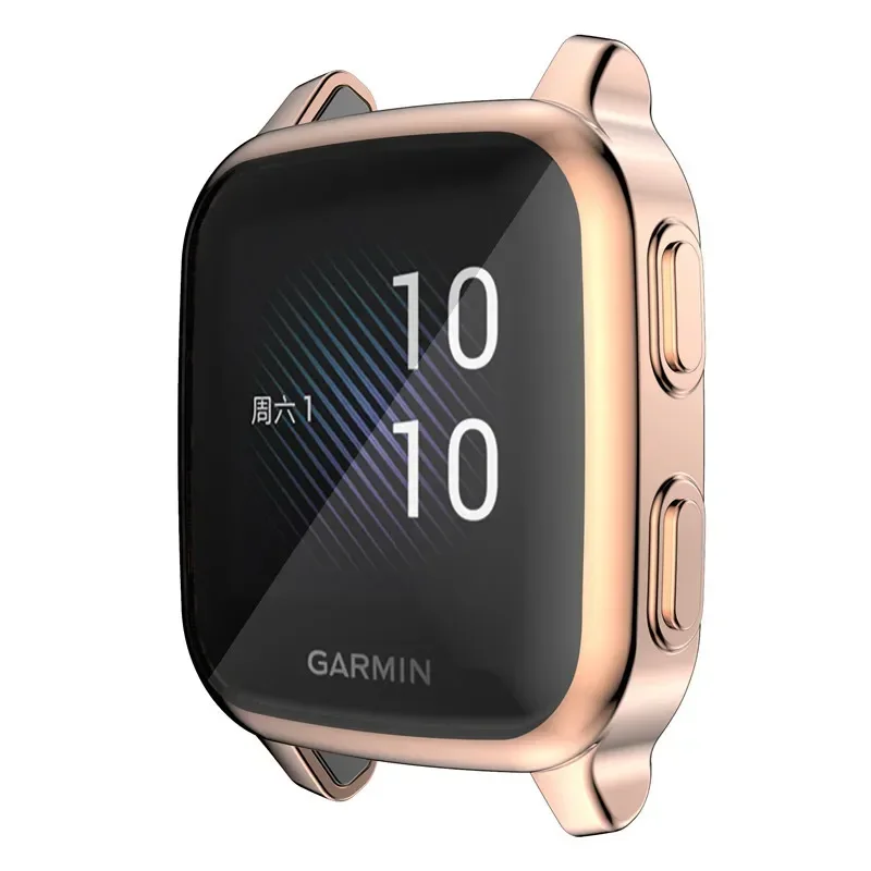 Custodia protettiva con cinturino in metallo per accessori per smartwatch Garmin Venu Sq 2 per bracciale musicale Garmin Venu Sq con cornice a copertura totale