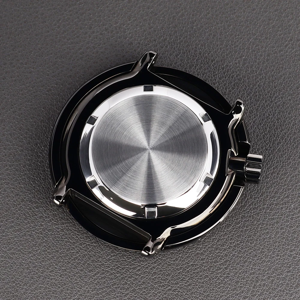 47mm Herren-Taucheruhr mit gunmetalfarbenem Gehäuse, Saphirglas, für Tuna Cann NH35 NH36 NH34NH38 Uhrwerk, C3 Leuchtzifferblatt, Lünetteneinlage, 20ATM – Detail 5
