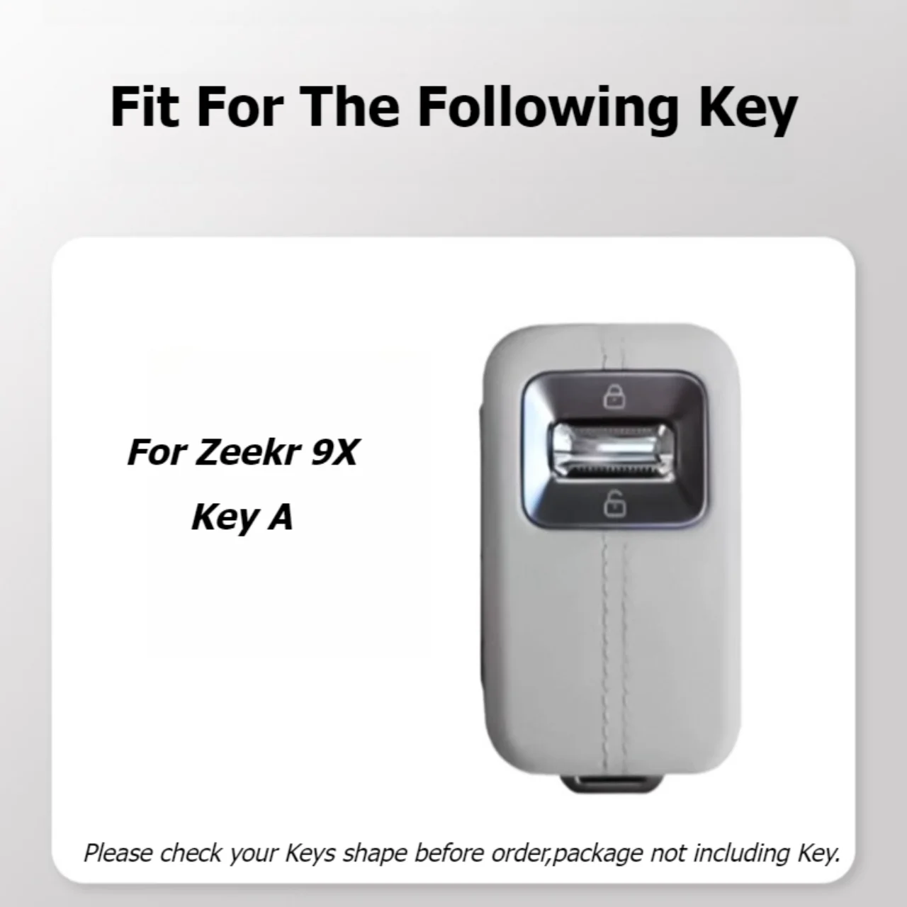Car Zinc Alloy Car Key Fob Case For ZEEKR 9X Max/Ultra /Hyper/Obsidian Black Edition Remote Protection Cover Keychain Bag Shell