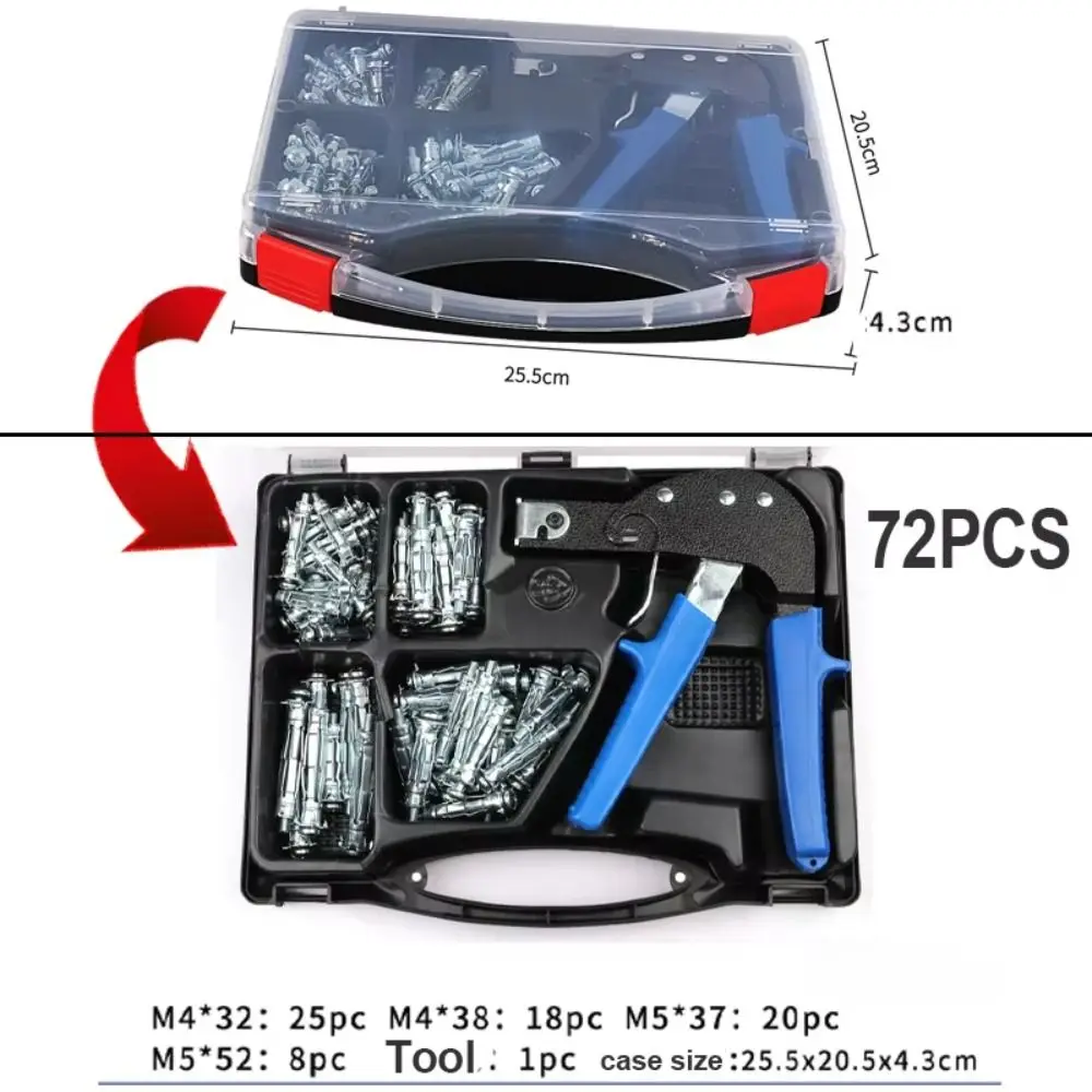 Plasterboard Fixing Hollow Wall Gecko Tool Premium Material High Strength Screw Bolt Tool Durable M4 M6 M8 M10 Screw Bolt