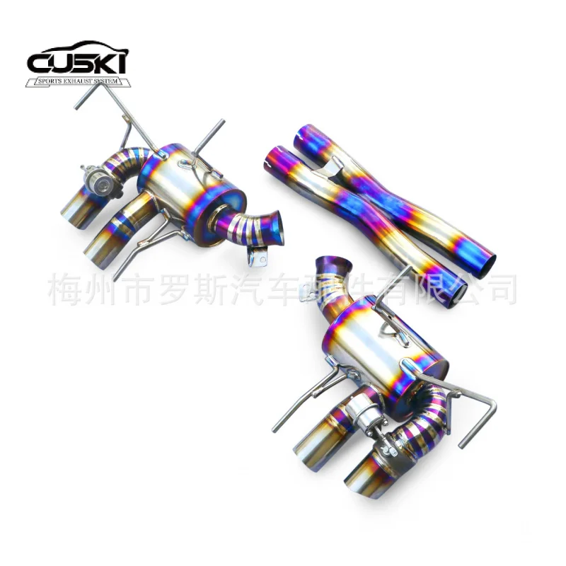 Catback Exhaust for Ferrari F12 Berline TDF 6.3 V12 2013-2017 Titanium muffler Mid-Pipe Exhaust Car Exhaust Power Upgrade