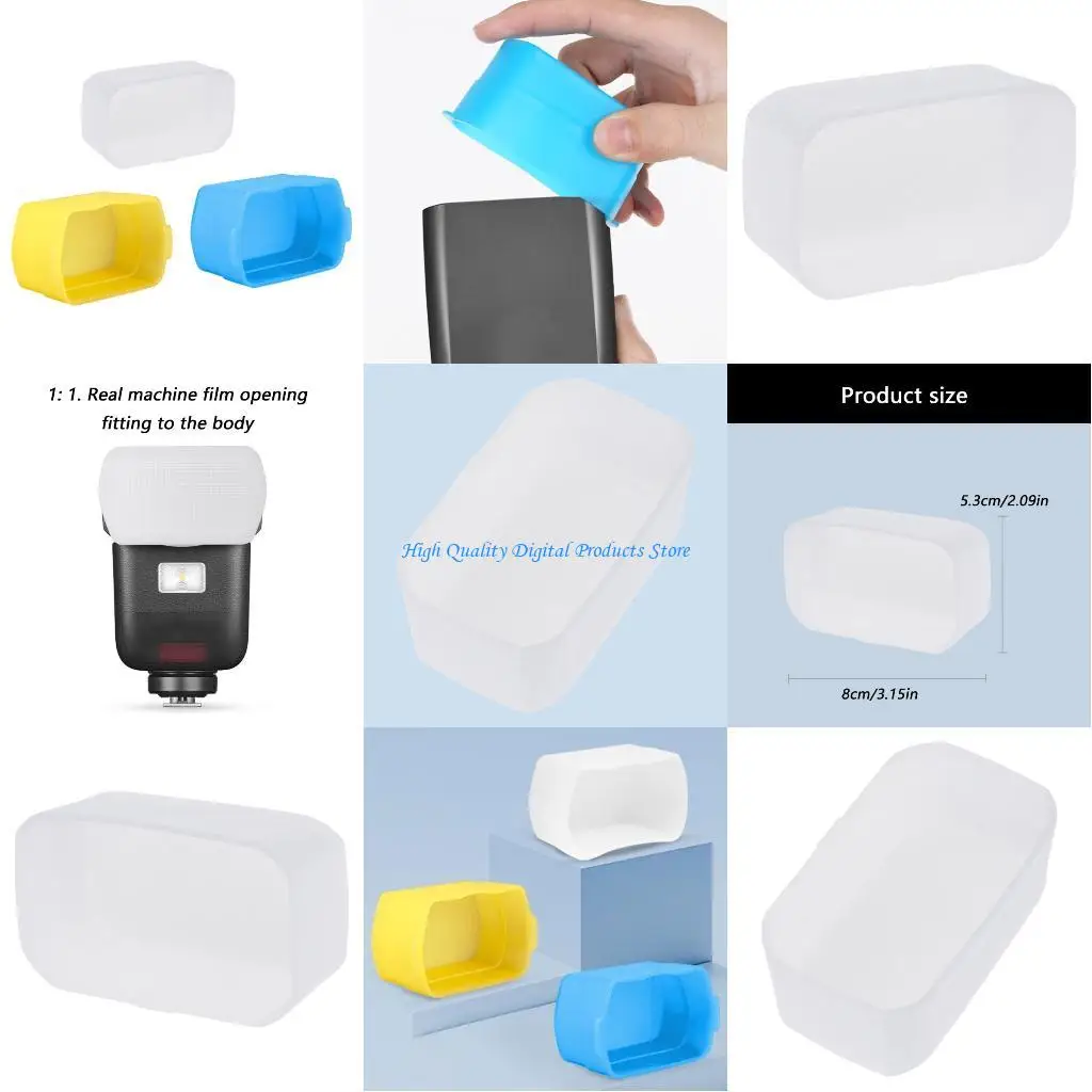 

U2JE Soft Light Flash Diffuser Dome Bounce Diffuser for V480 Hot Shoe Mount Camera