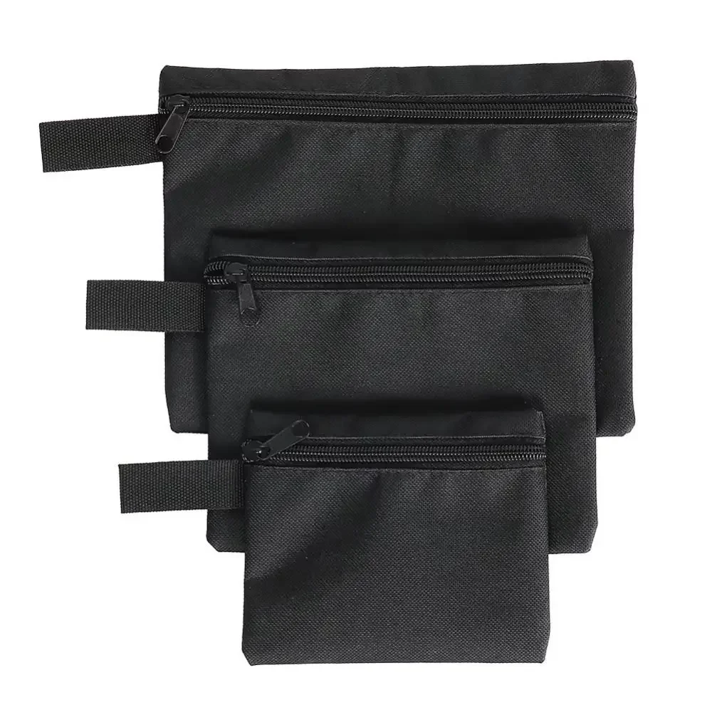 Portable Oxford Fabric Hand Tool Bag Zipper Large Capacity Hardware Tool Organizer Handbag Wear-resistant Travel Organizer Bag