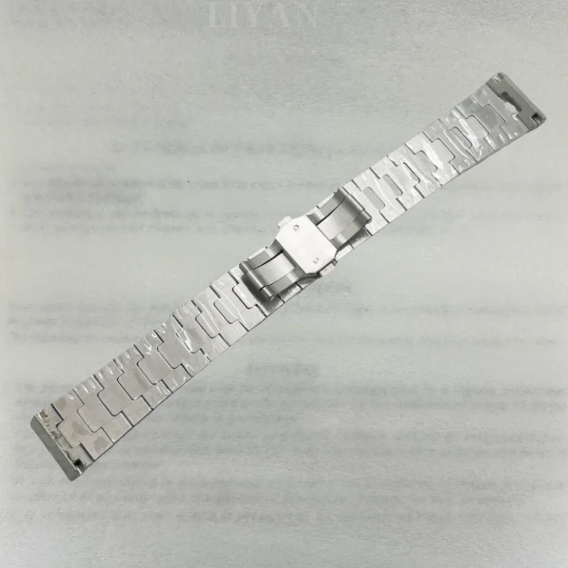 21mm Silver Watchband for Carter Seko Santos WHSA0007 WSSA0009 Whsa0010 Men Watch Strap Stainless Steel Accessories No Logo Band