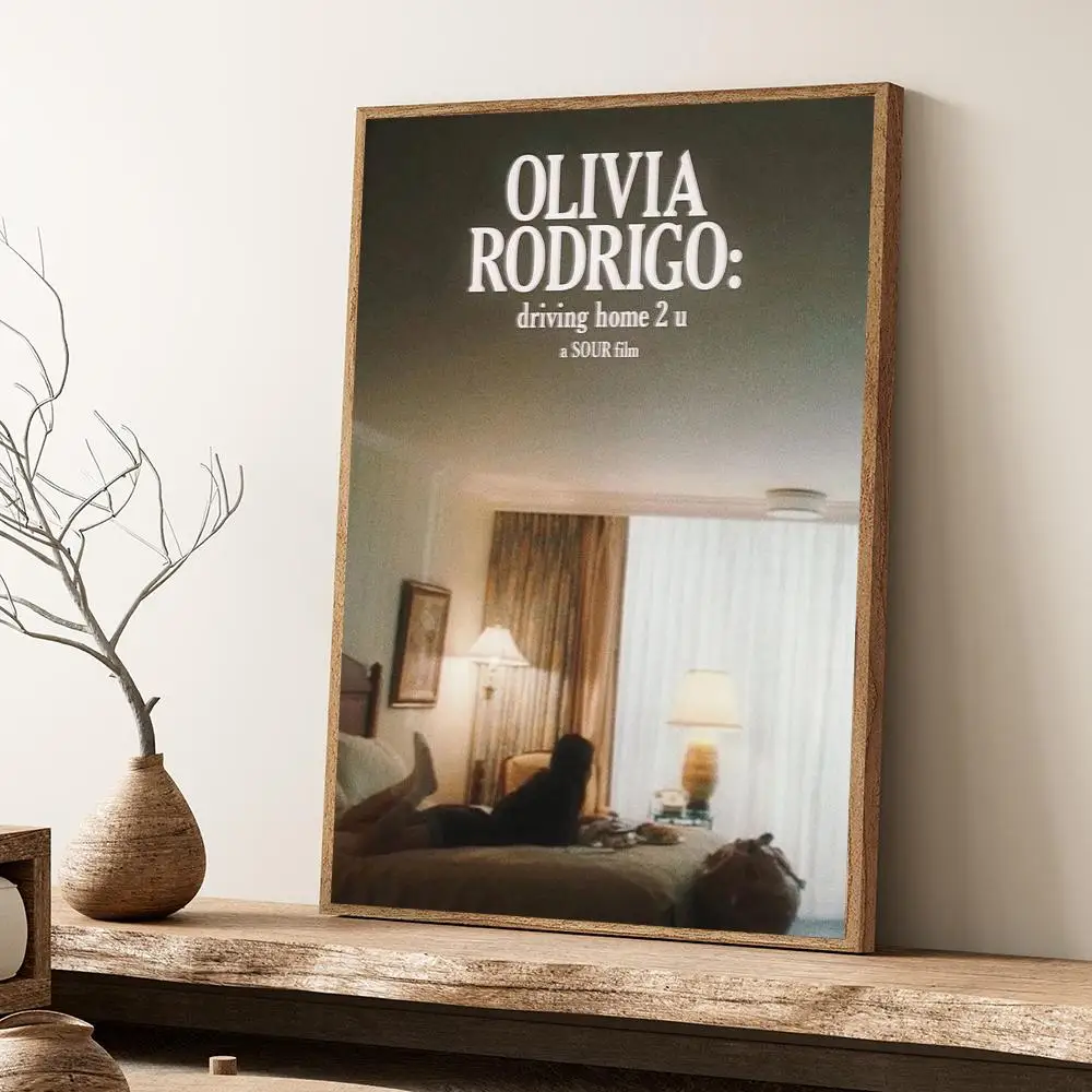 Sängerin O-Olivia R-Rodrigo Poster Moderne Ästhetische Wandkunst Druck Trendiges Schlafzimmer Wohndekor Geschenk – Detail 12