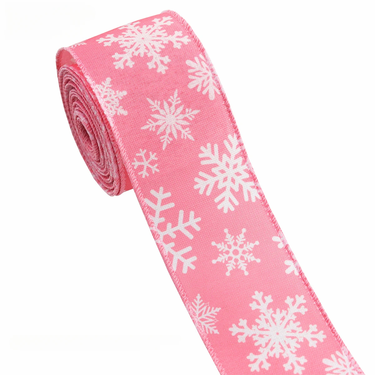 Rollo de cinta navideña para envolver regalos, cinta a cuadros rosa para regalo de cumpleaños, lazo para hacer boda