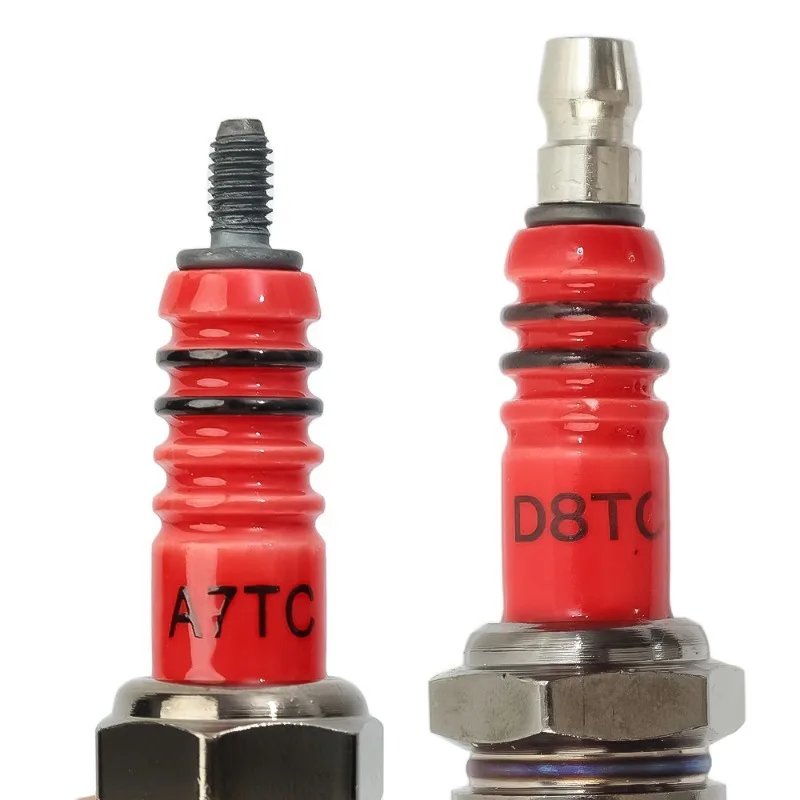 Racing Spark Plug High Performance Motorcycle A7TC D8TC 10/12mm Spark Plugs For A7TDI A7RTC C7HSA D8EA D8RC DR8EA