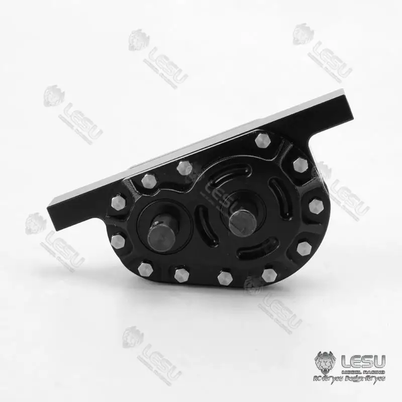 1/14LESU truck transfer case reduction gear ratio 1:2 aluminum alloy material F-5024  drag head mud head modification