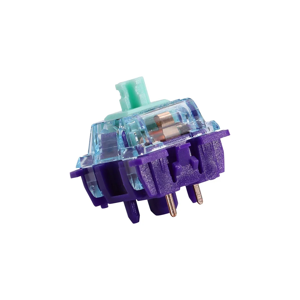 Gopolar Azure Dragon Switch V3 Tactile HP 5 Pins 63g 18mm Two Stage Lubed Spring by Gateron Mechanical Keyboard GK61 Anne Pro 2