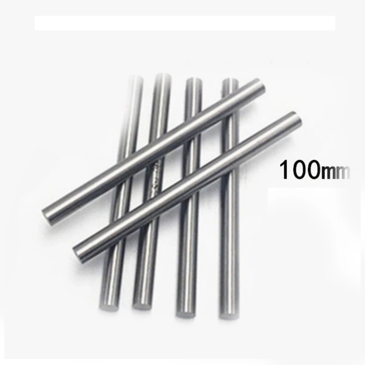 1Pc OD 0.8 - 6.5mm Solid Round Turning Tool Straight Shank HSS High Speed Steel Round CNC Cutting Turning Lathe Bar Rod L=100mm