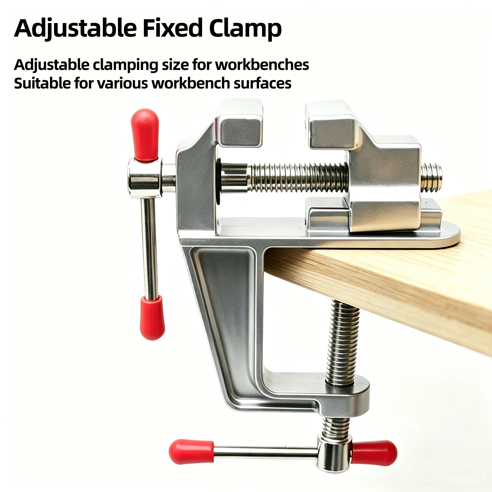 Mini Bench Vise Muliti-Funcational 3.5&quot Aluminum Miniature Small Jewelers Hobby Clamp On Table Flat Pliers Tool Vice
