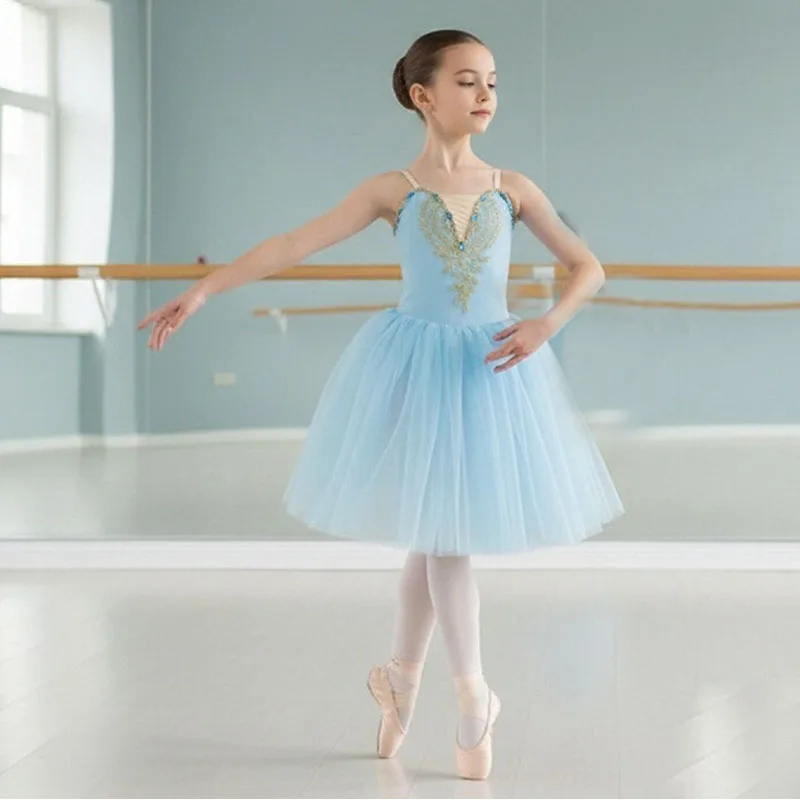 

Giselle Ballet Dance Tutu Ballerina Dress For Girls Women Stage Performance Costume Party Romantic Fairy Long Ballet Tutu Dress