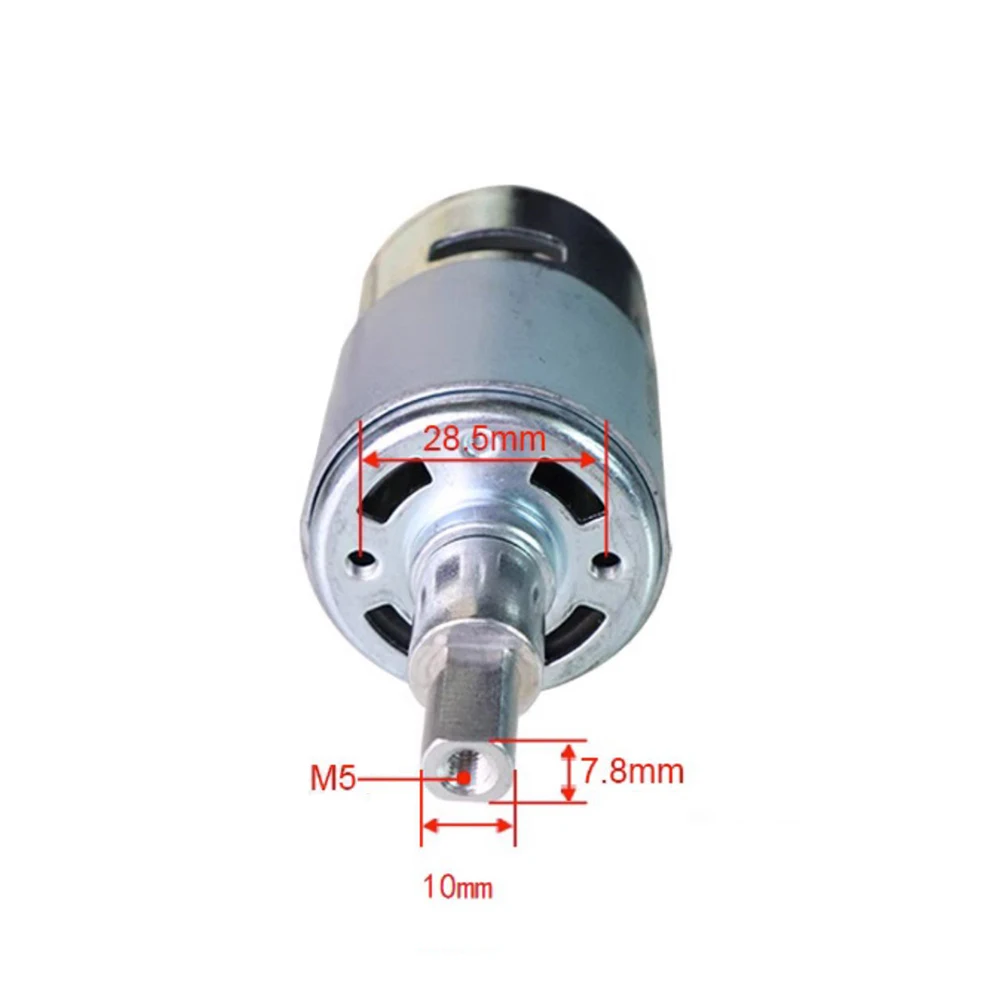 

775 Type DC Motor Lithium Battery Blower Dust Suction Motor DC18-21V All-copper Coil 755 DC Motor Dust Collector DC Motor