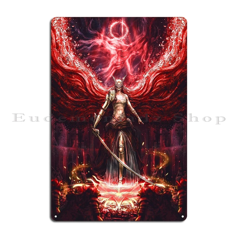 Malenia the Severed maidenless tarnished Metal Plaque Cave Classic Printing Designing Rusty Tin Sign Poster