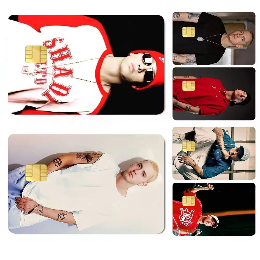 Singer Eminem-ES Cool-l Credit Card HD Stickers Premium matte film effectively prevents fingerprints and daily abrasion.