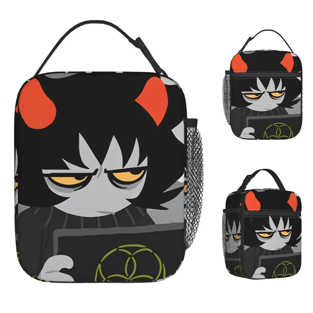 

Homestuck Karkat Сумка для обеда Офисная коробка для завтрака для детей Kawaii Дизайнерские термосумки для обеда Водонепроницаемая портативная сумка-холодильник