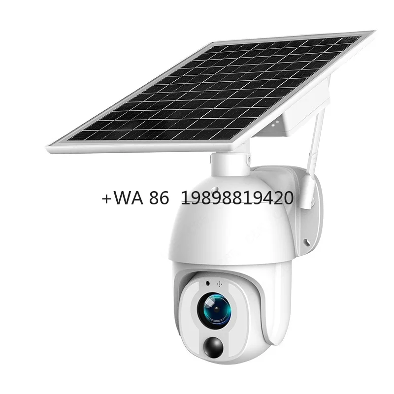 

Wifi Wireless Security Solar Outdoor S10p H.265 Solar 10X Optical Zoom Solar Panel Blacklight Full Color