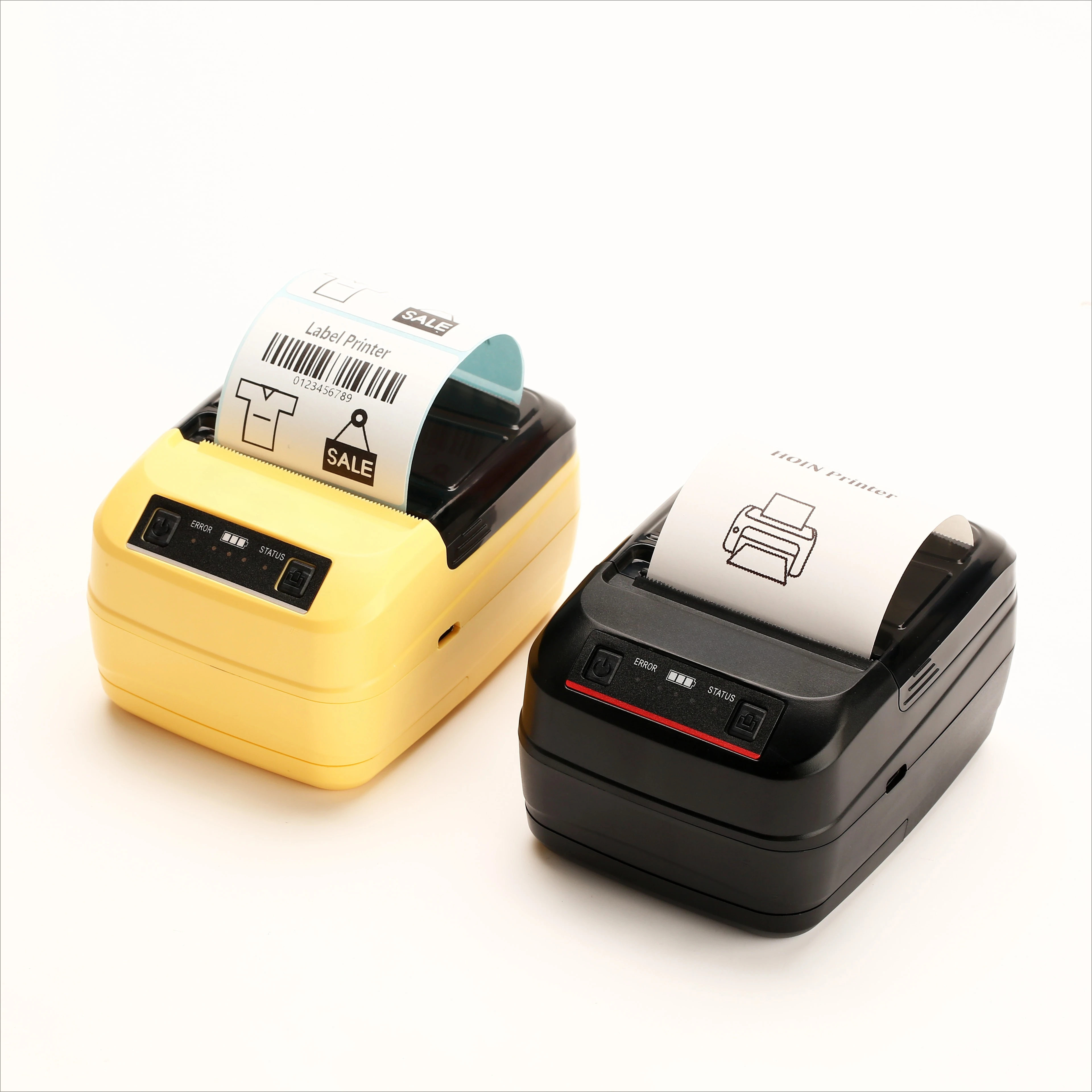 2 inch portable photo thermal printer dual model label barcode image logo thermal printer