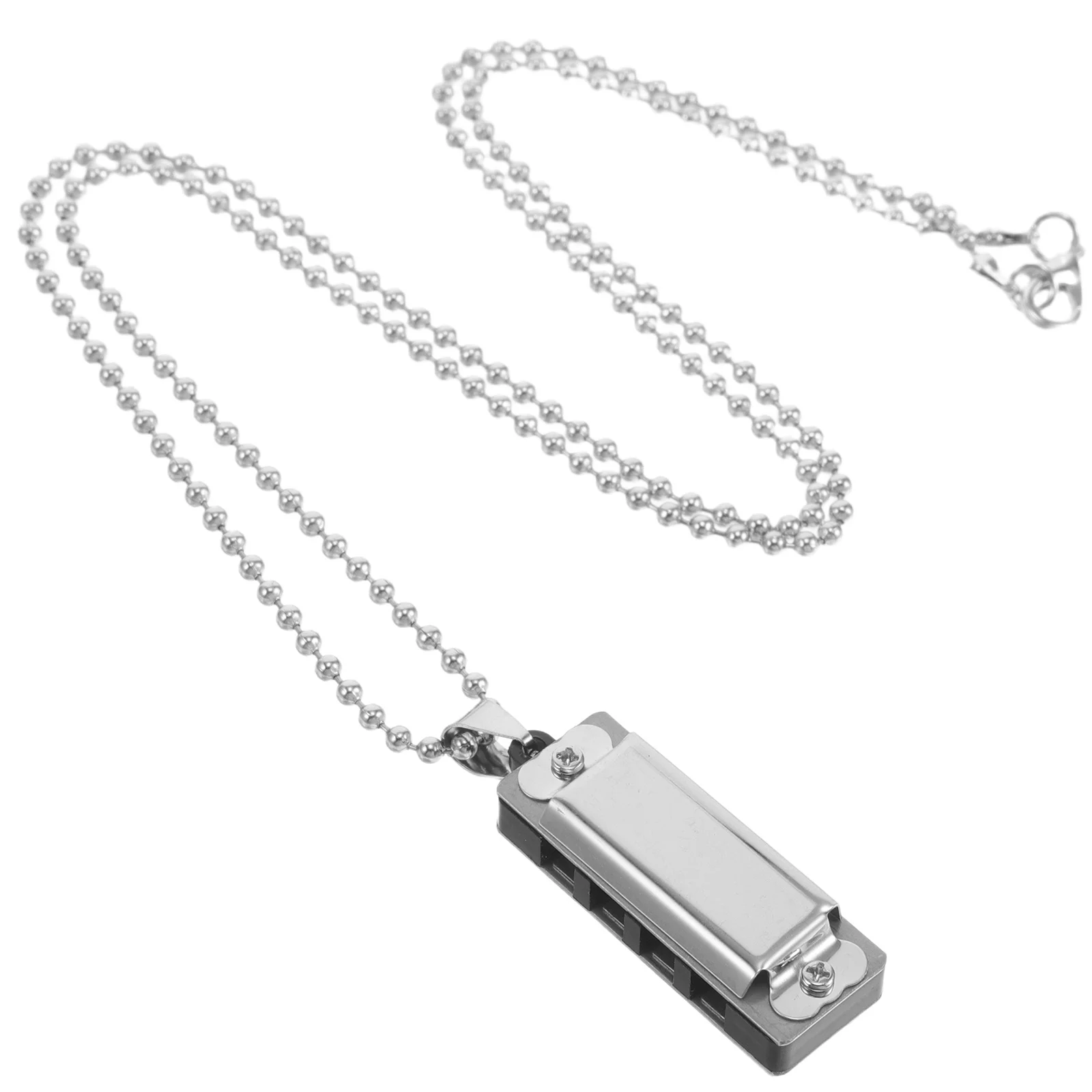 

Miniature Harmonica Necklace with Playable Musical Pendant Functional Jewelry for Music Lovers Fashion Accessory Gift for Her