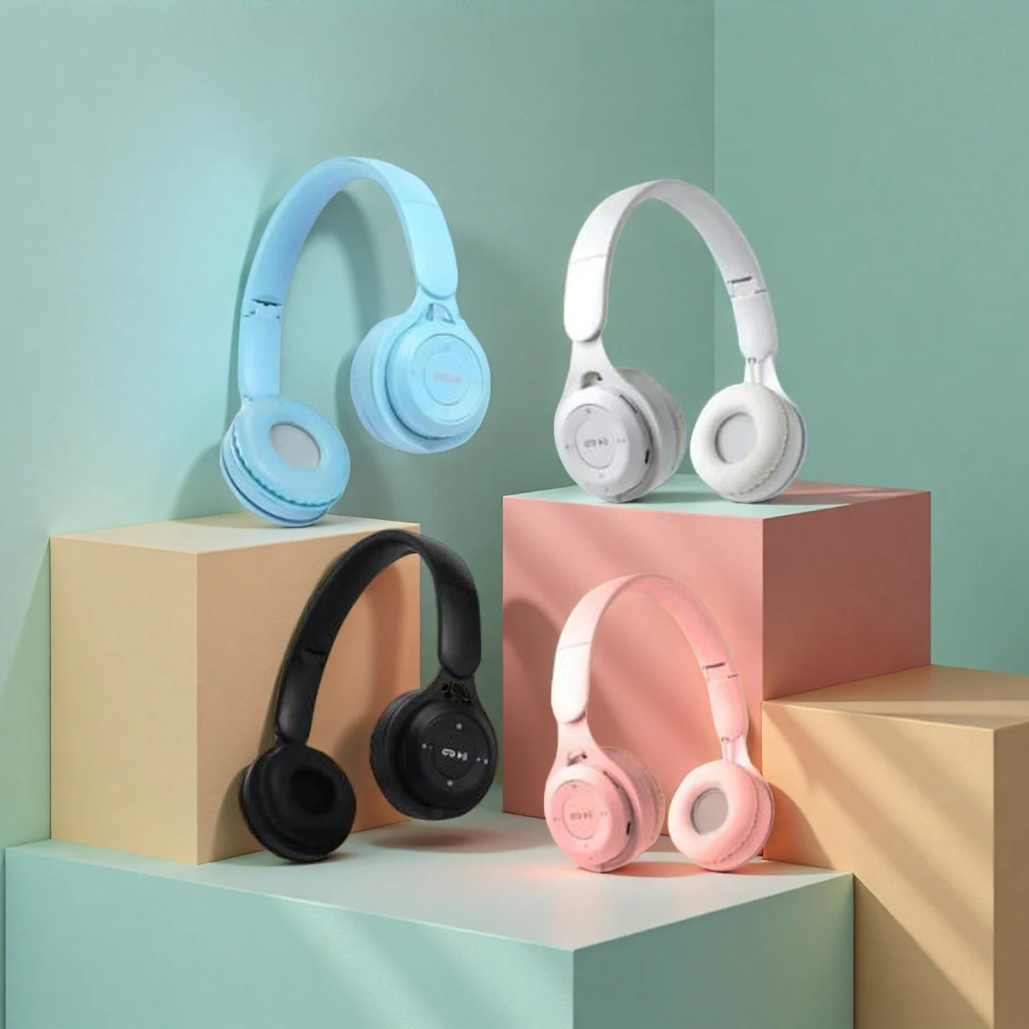 Y08 wireless Bluetooth earphones noise reduction wired Bluetooth earphones with cable MP3 players for children gifts