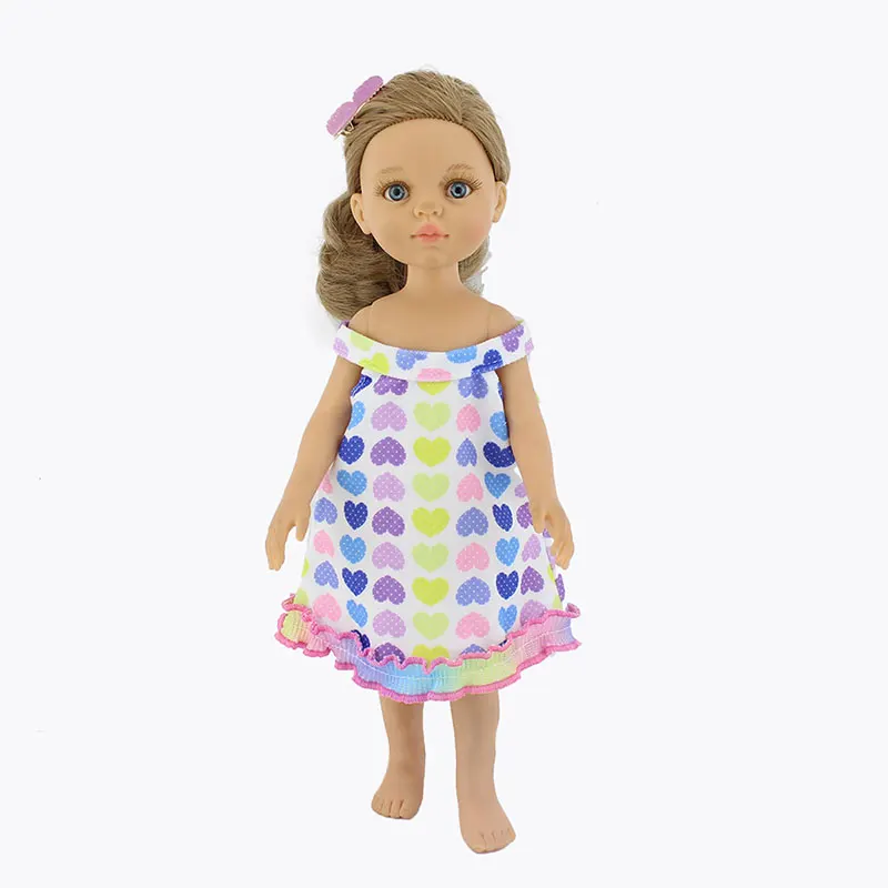 Lovely Dress for 32cm Paola Reina Doll 14inch Girl Doll Clothes And Accessories