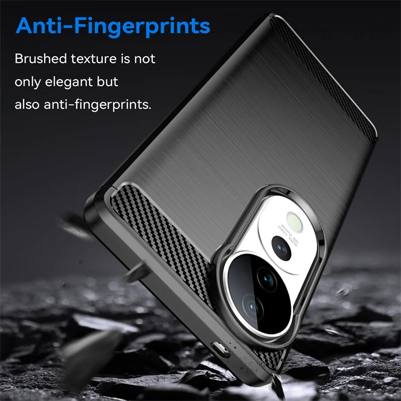 Vivo V40 Pro VivoV40 5G Case Shockproof Silicone Bumper TPU Back Cover Silicon Phone Case for Vivo V40Pro V2347 VivoV40 V2348