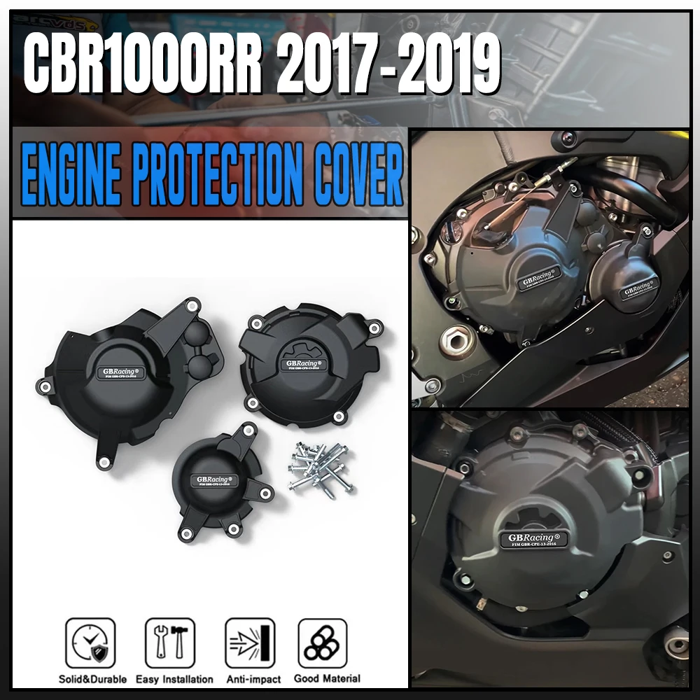 

CBR1000RR 2017 2018 2019 2020 Motorcycles Engine cover Protection case GB Racing For Honda CBR1000 RR CBR 1000 RR 2017-2020