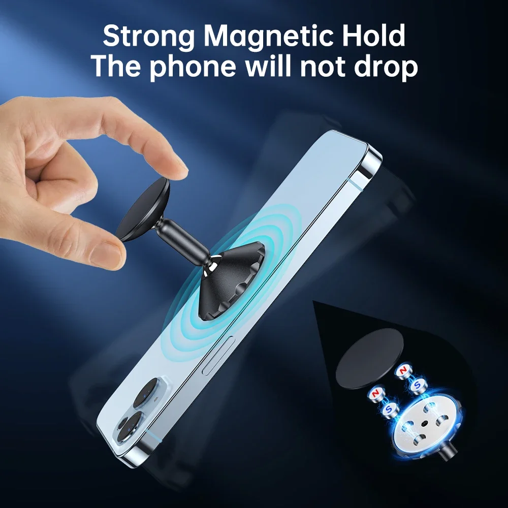Universal Magnetic Phone Holder in Car Stand Magnet Cell phone Bracket Car Magnetic Holder for iPhone 15 Pro Max Samsung Stand
