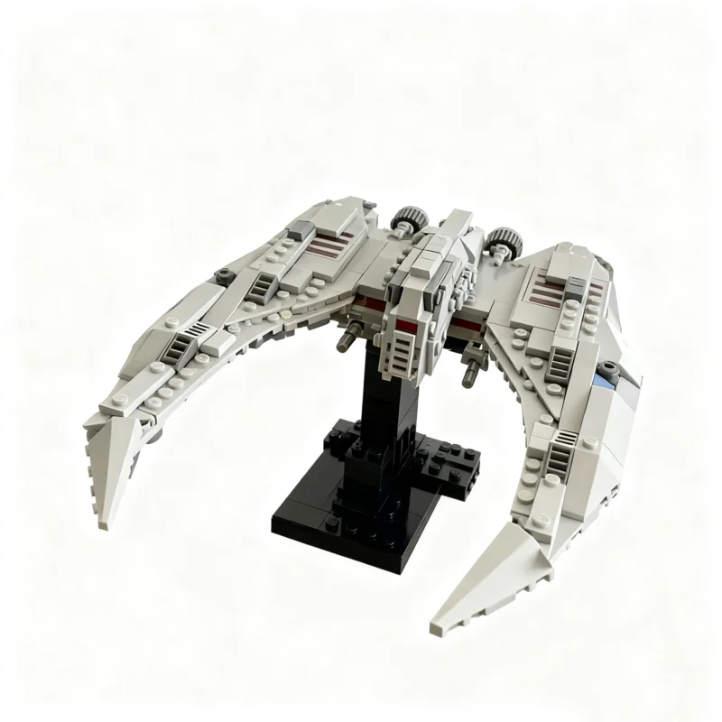 314pcs MOC Battlestar Galactica Cylon Raider Classic Collection Space Galaxy SciFi Model Building Blocks DIY Art Mega Toy Gift