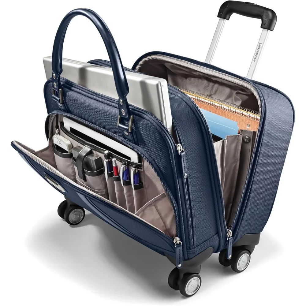 Women's Spinner Mobile Office Bag in Midnight Blue, One Size, Versatile Travel Companion