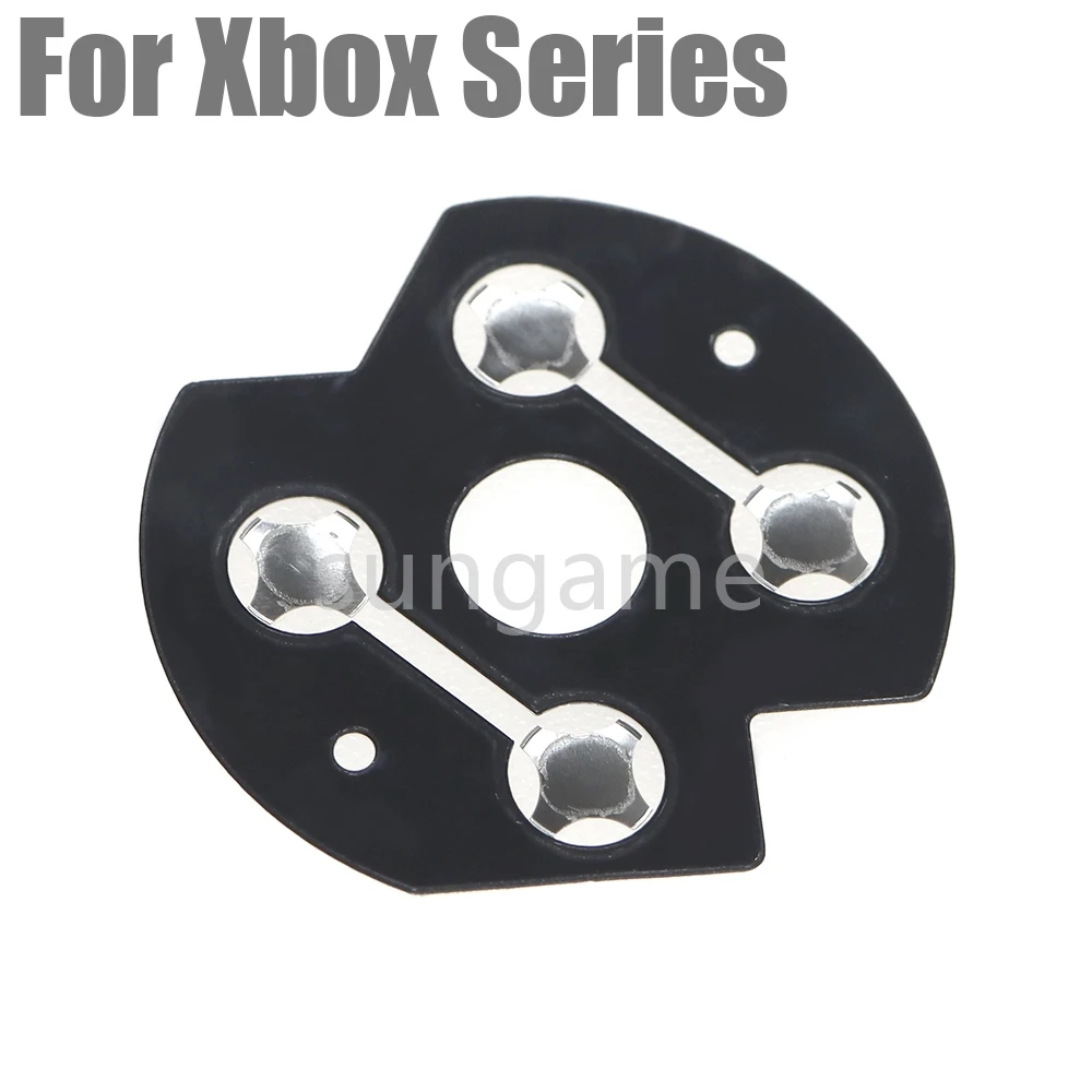 5pcs Conductive Film Sticker for XSS XSX Controller Replacement D-Pad Button Metal Dome for Xbox Series X/S
