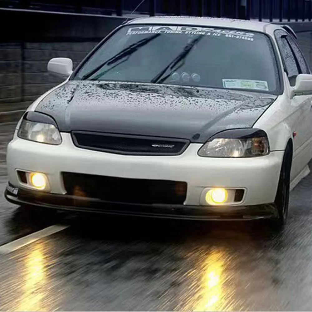 Carbon Fiber Fibre Front Engine Bonnet Hood For Honda Civic Ek vti 1996 1997 1998 1999 2000,The True Factory Fitment