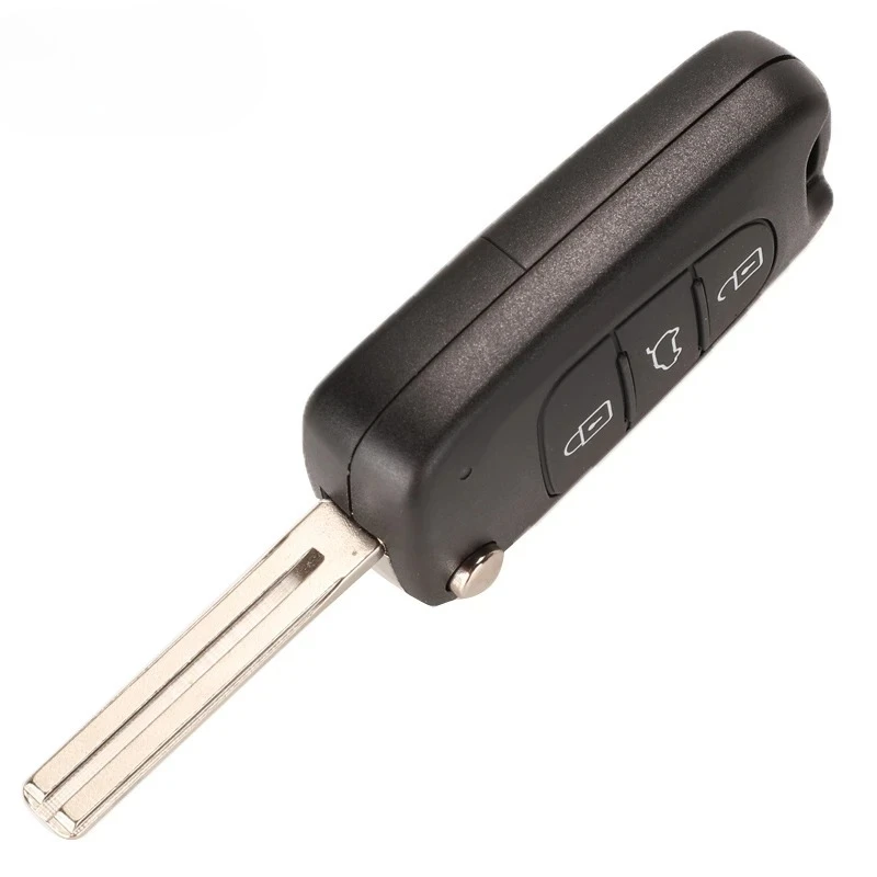 Cangkang Kunci Mobil Remote 3BTN Untuk Kia Sportage K2 K5 Hyundai Ix35 IX30 Accent IX20 Flip Folding Remote Key Case Fob TOY40