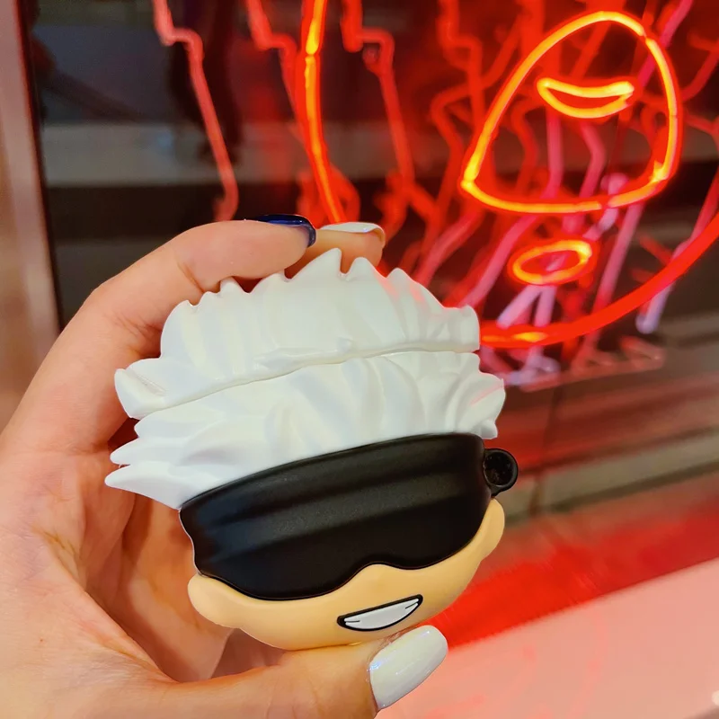 Anime Cartoon bella ragazza custodia 3D per AirPods 1 2 pro scatola di ricarica custodia protettiva per auricolare bluetooth Wireless in silicone morbido