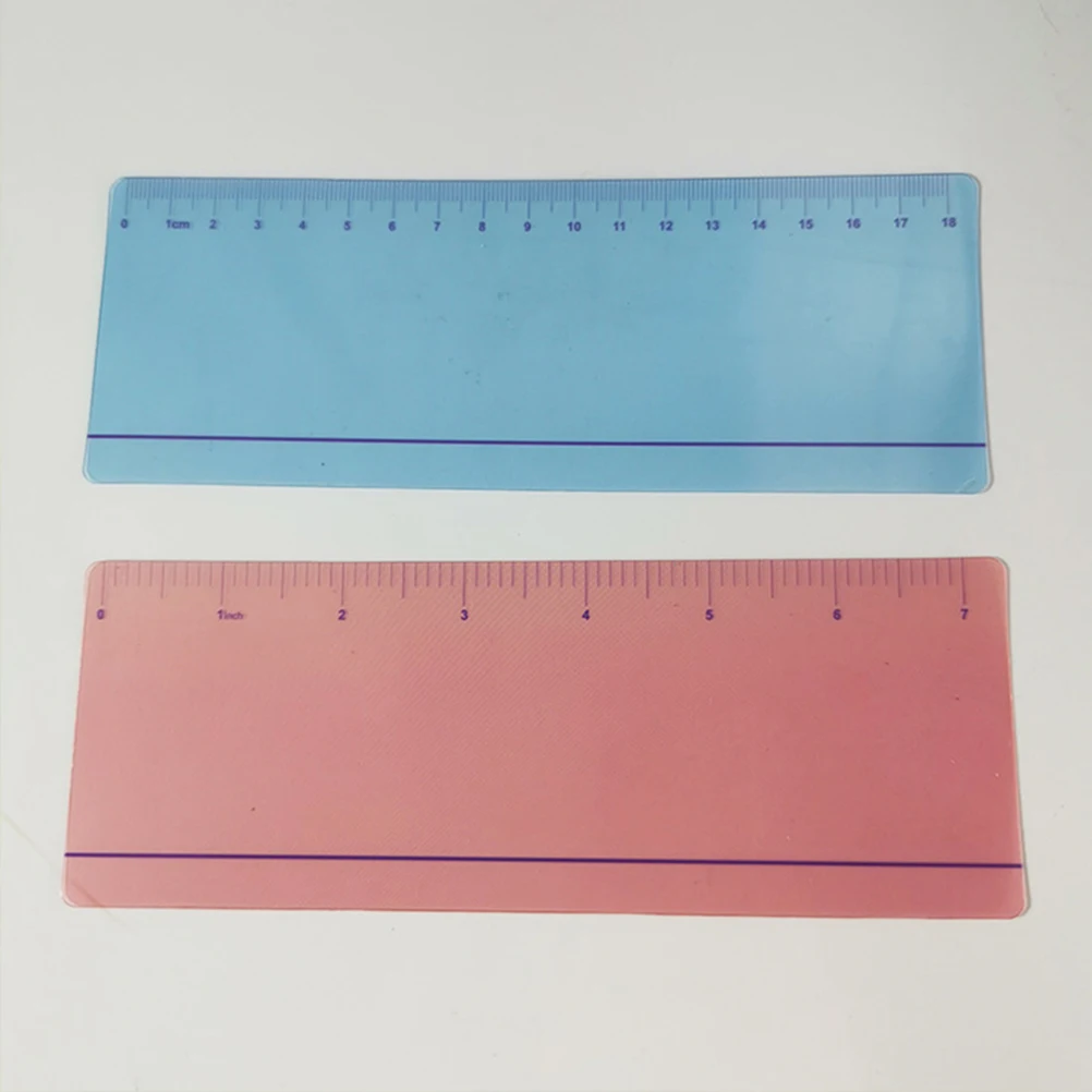 8pcs Reading Ruler Bookmark Guides Shatterproof PET Pocket Highlighters Strips Classroom Dyslexia Tools Kids Teaching Bookmarks