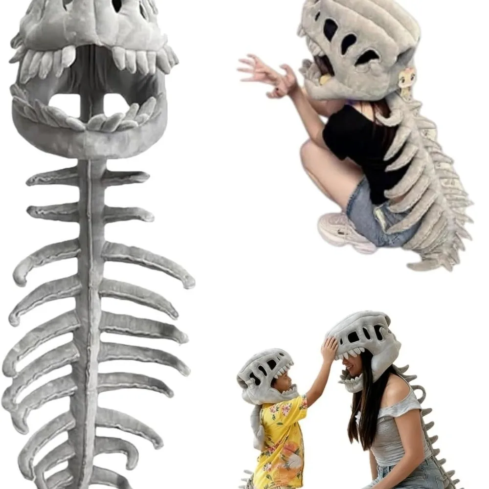 Halloween Cosplay Costume Dinosaur Skeleton Costume Costume Props Dinosaur Skeleton Outfit Horror Skeleton