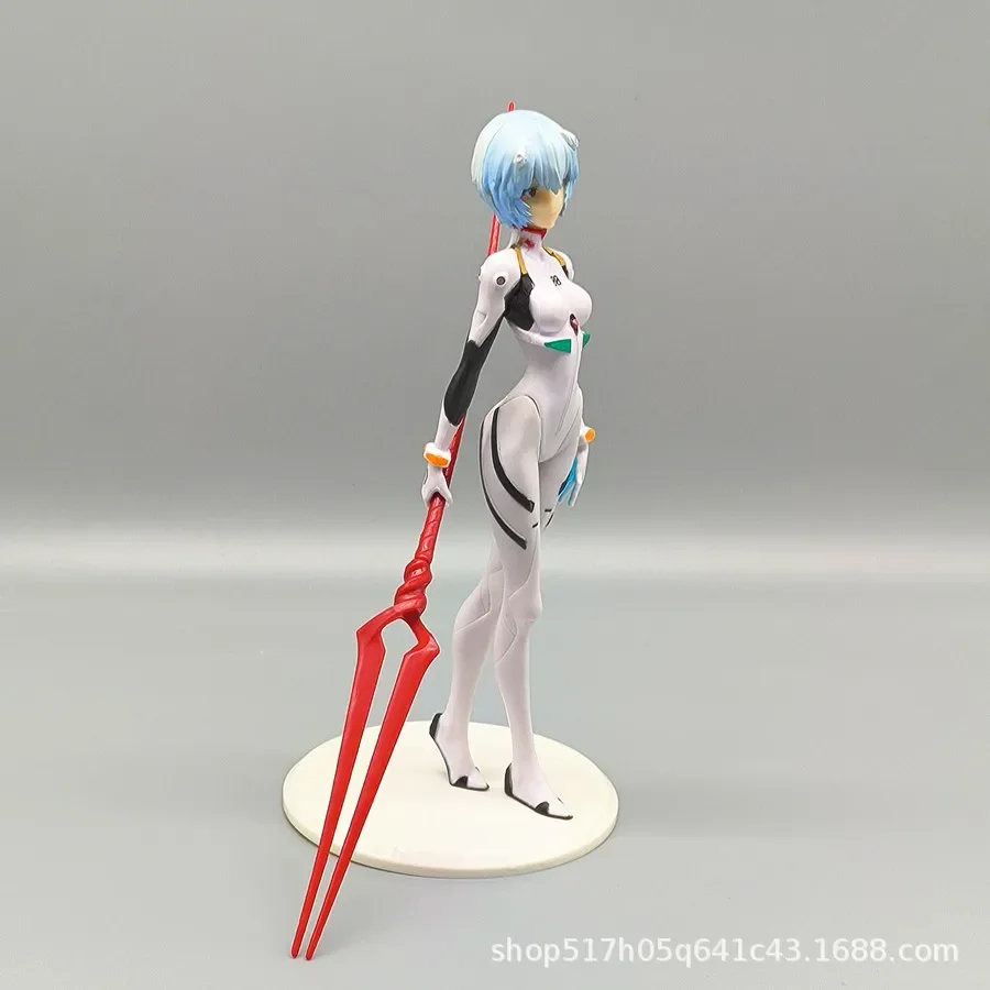 Figuras de acción de 23cm de Anime EVA Ayanami Rei, modelo de PVC, estatua, juguetes, muñeca, decoración de escritorio, regalos de colección