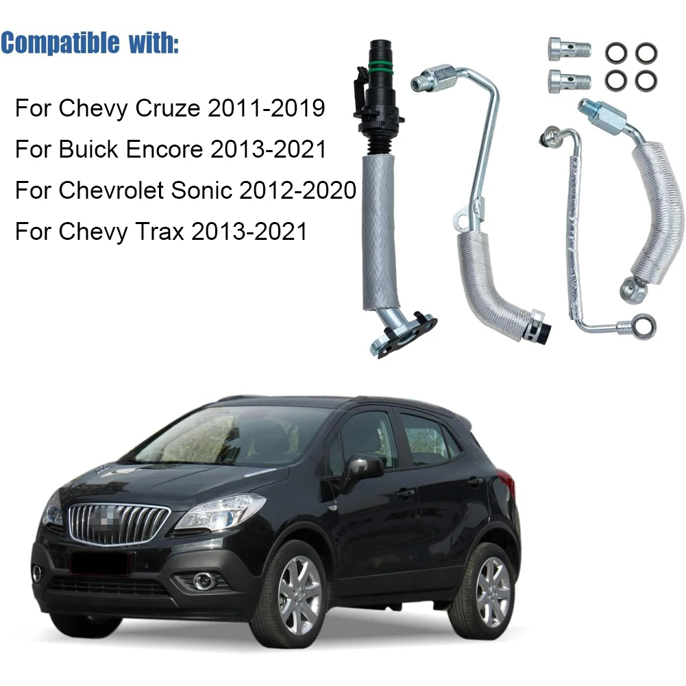 

Возвратный слив турбомасла и труба подачи масла 55568031 55592600 25198546 55567067 55587854 для Chevy Cruze 2011-2019 Sonic 2012-2020