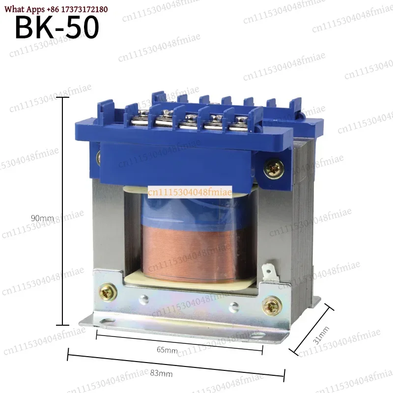 k3 BK-50VA Isolation Control Transformer Full Copper Wire 380/220V to 6.3/12/24/36VAC Custom Voltage for Industrial Equipment