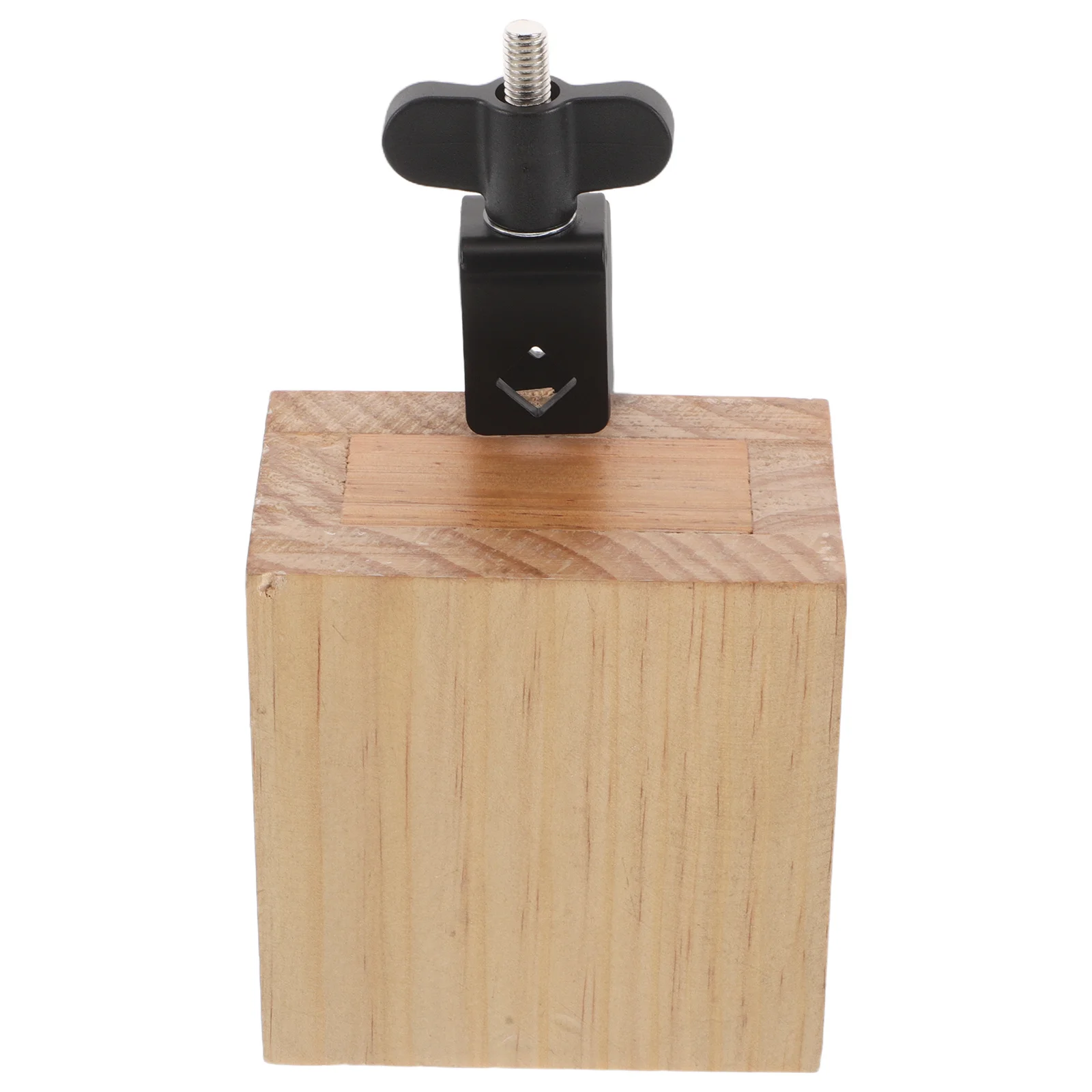 

Wooden Cowbell Jam Block Square Shape Portable Mini Cow Bell Percussion Instrument Drum Kit Practice Performance Accessory